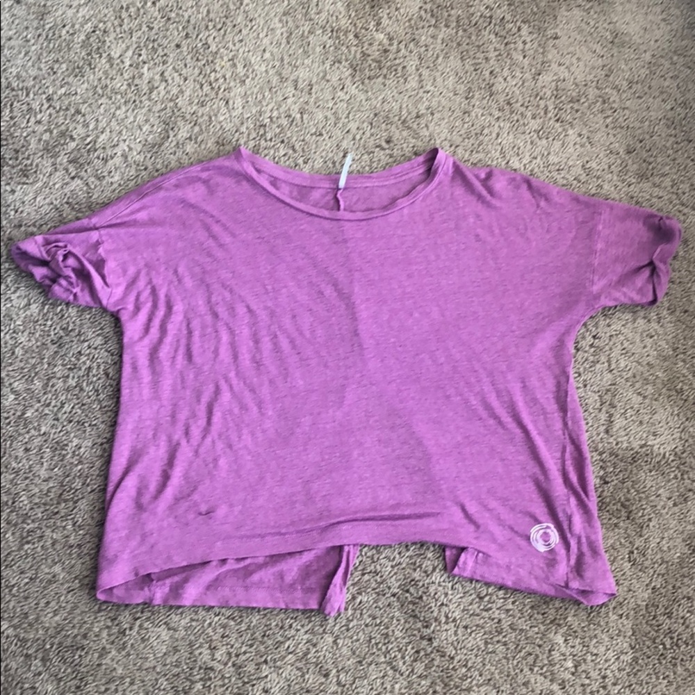 Color thread workout top